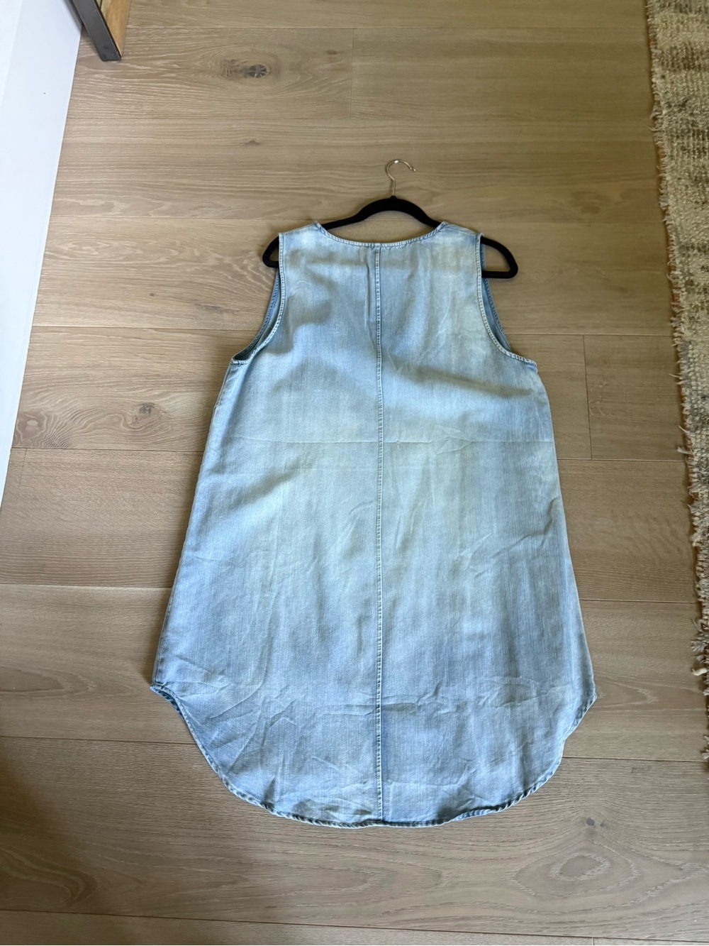 Cupshe Light Blue Sleeveless Denim Mini Dress - Picture 5 of 8
